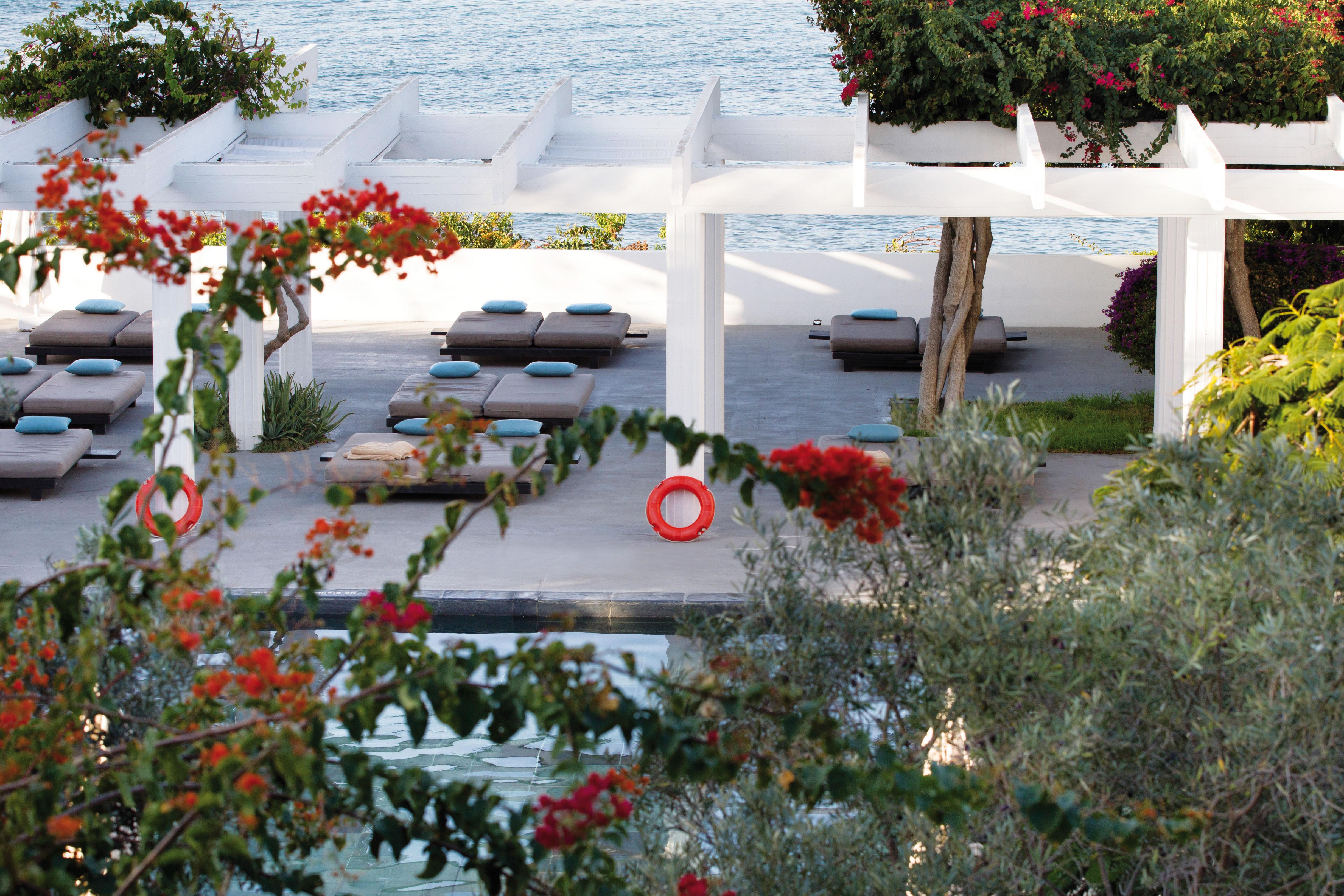 Almyra Paphos Exterior foto The pool at the hotel
